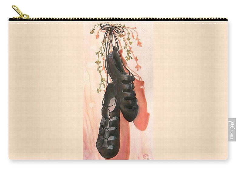 Irish Dance Shoes Carry-all Pouch by Anna Mulfinger - Fine Art America