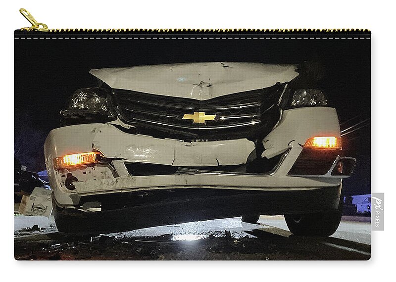 Crash Carry-all Pouch featuring the photograph Is That a Frown? by Lee Darnell