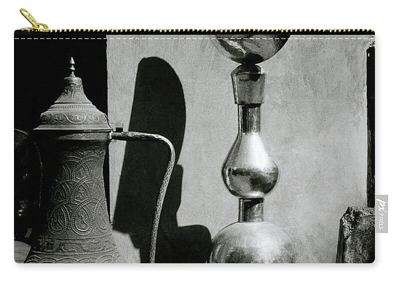 Cairo Zip Pouch featuring the photograph Islamic Chiaroscuro by Shaun Higson