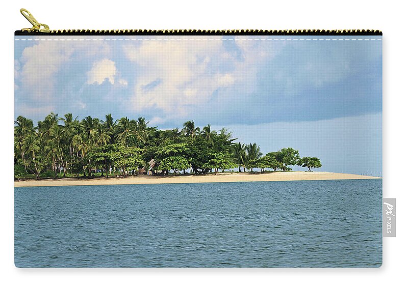 Asia Zip Pouch featuring the photograph Island Paradise by David Desautel