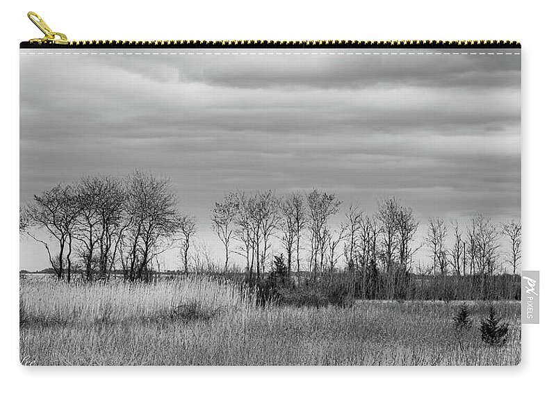 Trees Zip Pouch featuring the photograph Island Sentries by David Lee