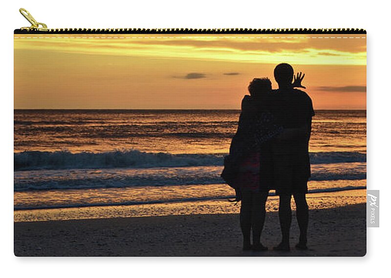 Marco Island Zip Pouch featuring the photograph Isn't all this unbelievable? - Wide Version by Ron Long