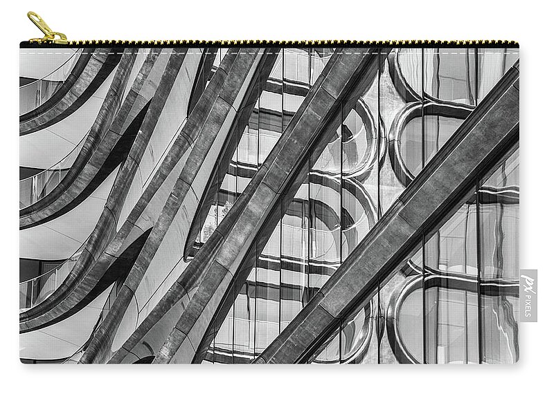 Abstract Zip Pouch featuring the photograph It Is Complicated by Elvira Peretsman
