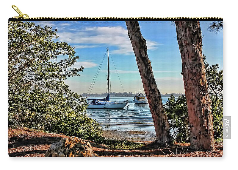 Anna Maria Island Fl Zip Pouch featuring the photograph It's A Beautiful Morning by HH Photography of Florida