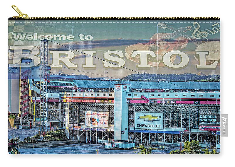 Bristol Zip Pouch featuring the photograph Its Bristol Baby by Jim Cook