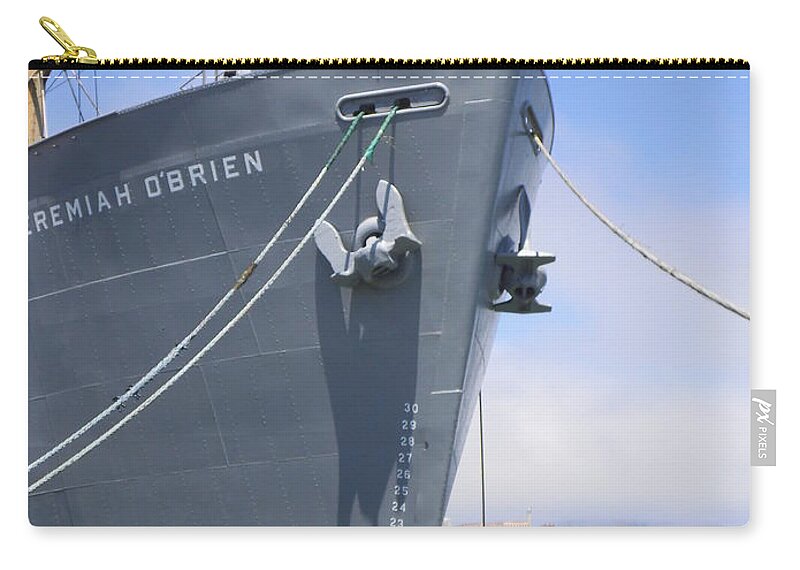 Ship Carry-all Pouch featuring the photograph Jeremiah O' Brien by Heather E Harman