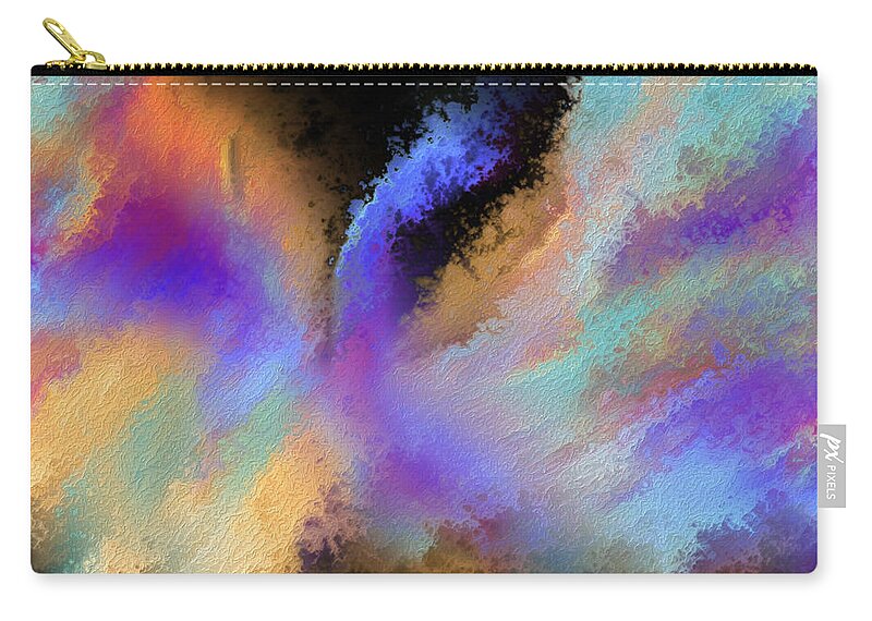 Pink Carry-all Pouch featuring the painting John 1 4. The Light Of Men. by Mark Lawrence