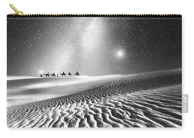 Fine Art Zip Pouch featuring the photograph Journey by Sofie Conte