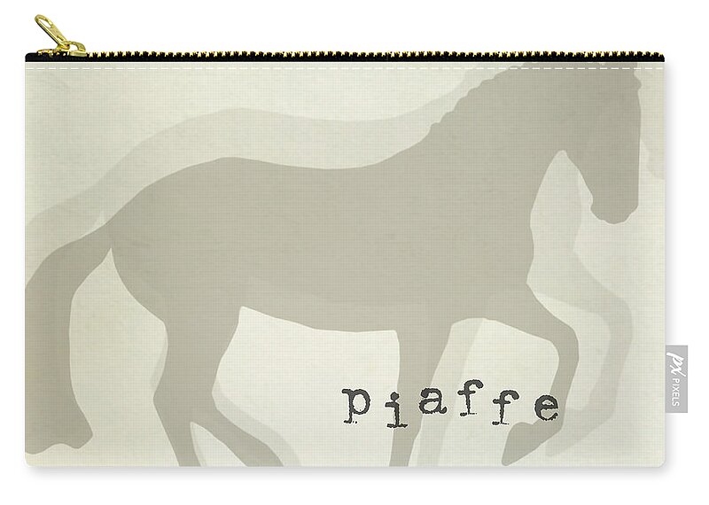 Animated Zip Pouch featuring the photograph Just Piaffe by Jamart Photography