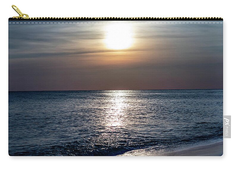 Sunset Zip Pouch featuring the photograph Keep The Faith by Debra Forand