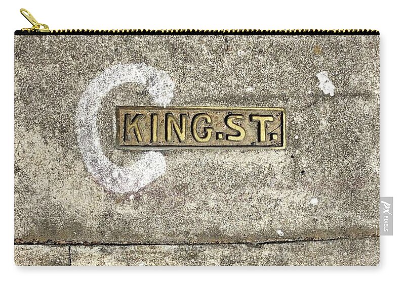 King Street Zip Pouch featuring the photograph King Street by Flavia Westerwelle