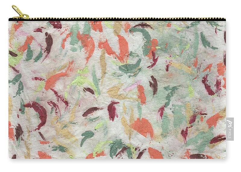 Koi Carry-all Pouch featuring the painting Koi In Pond by Doug Miller