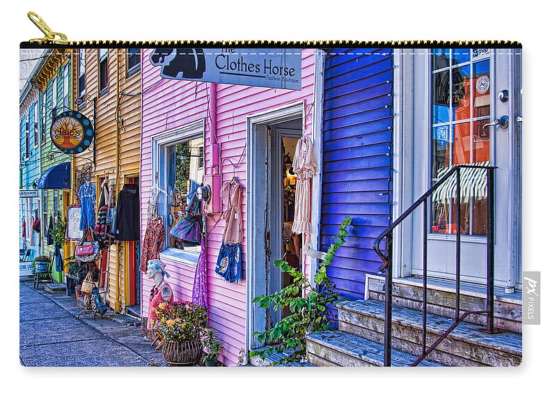Halifax Carry-all Pouch featuring the photograph Ladies Paradise Walkway Halifax by Tatiana Travelways