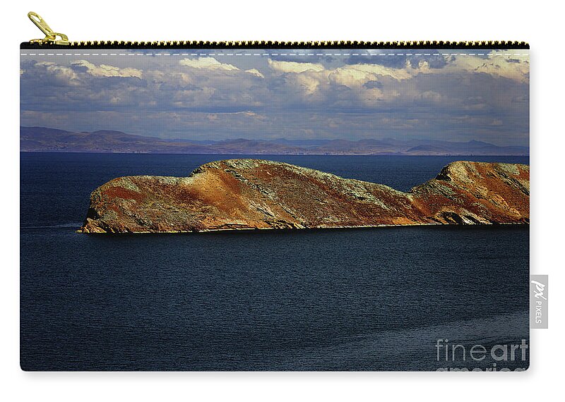 Andes Zip Pouch featuring the photograph Lake Titcaca, Bolivia by David Little-Smith