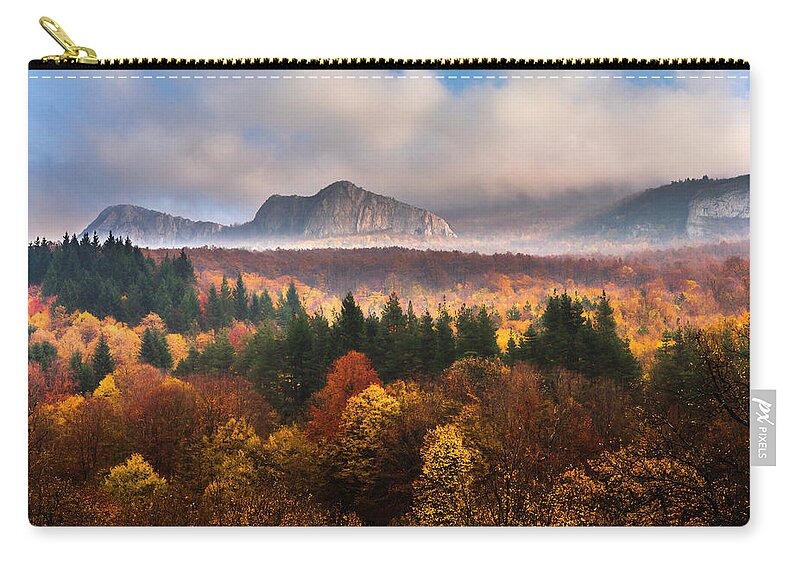 Balkan Mountains Carry-all Pouch featuring the photograph Land Of Illusion by Evgeni Dinev