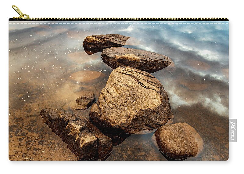 Catskills Zip Pouch featuring the photograph Landscape Photography - New York Upstate by Amelia Pearn