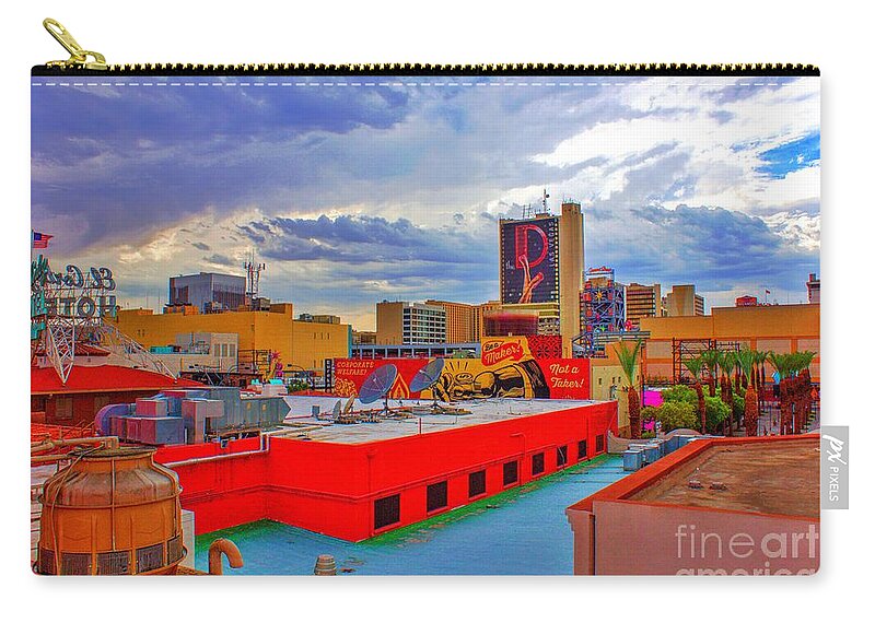  Carry-all Pouch featuring the photograph Las Vegas Daydream by Rodney Lee Williams