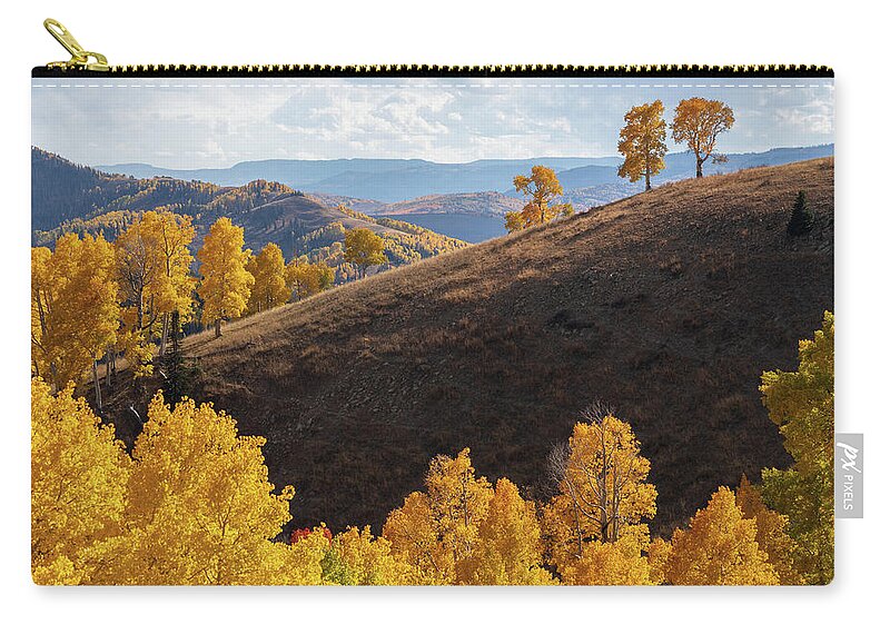 Fall Zip Pouch featuring the photograph Last Watch by Dustin LeFevre