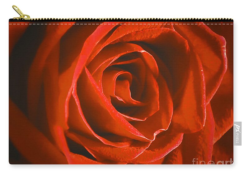 Rose Zip Pouch featuring the photograph Layers by Robert Knight