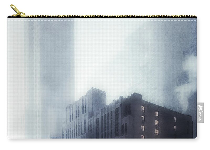 Winter Zip Pouch featuring the photograph Let It Snow by Carol Whaley Addassi