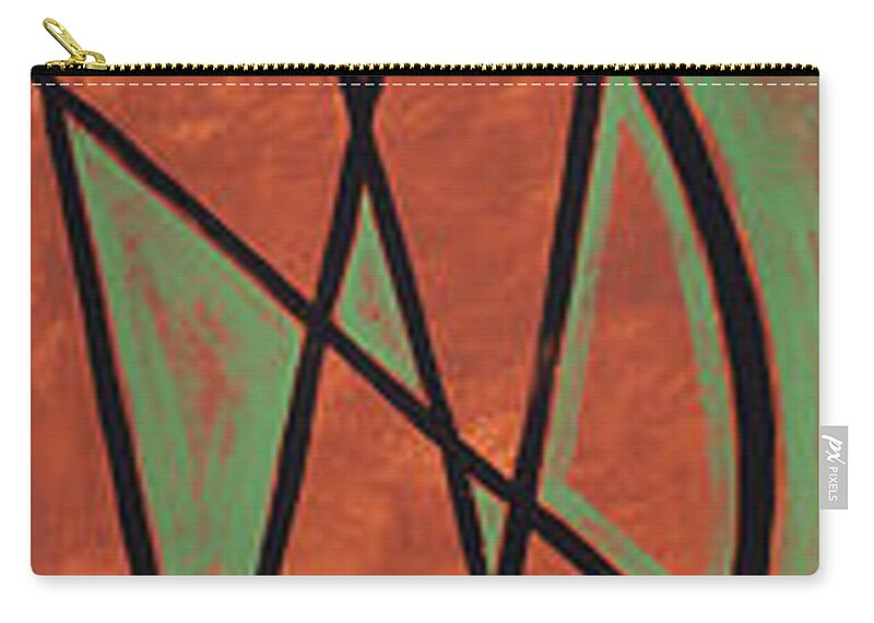 Statue Of Liberty Zip Pouch featuring the painting Liberty by Darin Jones