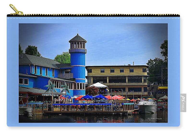 Lake Carry-all Pouch featuring the photograph Life on Portage Lakes Ohio by Mary Walchuck