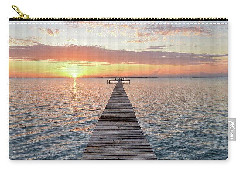 Sunset Zip Pouch featuring the photograph Light Breeze by Christopher Rice