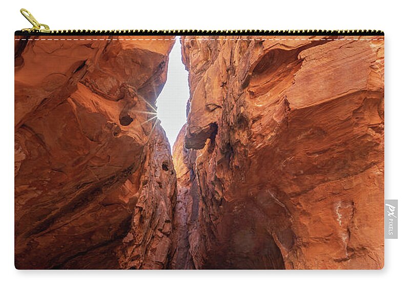 Nevada Zip Pouch featuring the photograph Light Chamber by James Marvin Phelps