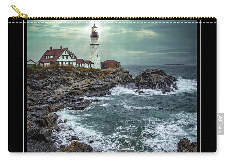 Lighthouse Zip Pouch featuring the photograph Lighthouse 6 by Will Wagner