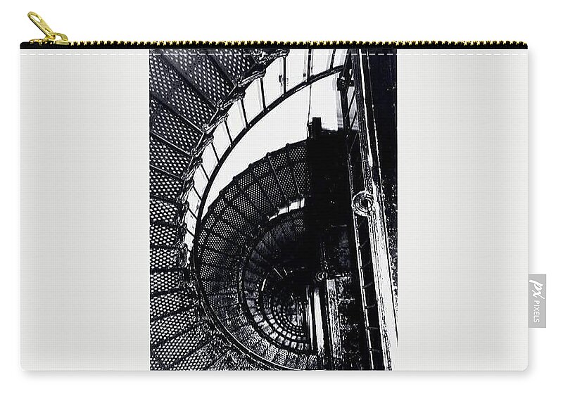 Lighthouse Carry-all Pouch featuring the photograph Lighthouse dizzinesso by Judy Stepanian