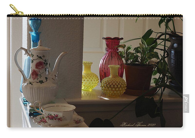 Ambient Lighting Zip Pouch featuring the photograph Lighting Project by Richard Thomas