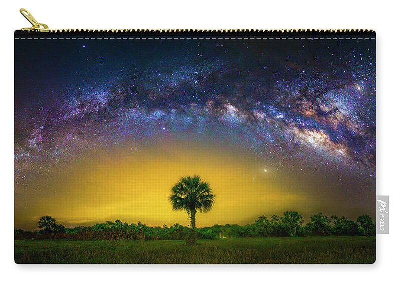 Milky Way Zip Pouch featuring the photograph Limitless by Mark Andrew Thomas