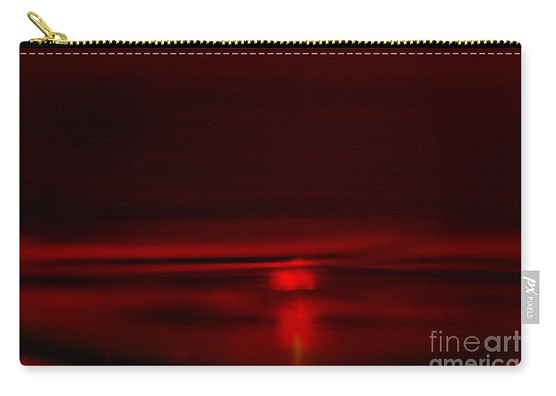 Liquid Zip Pouch featuring the photograph Liquid Sunset 5 by Stephanie Gambini