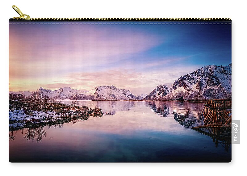 Sunset Carry-all Pouch featuring the photograph Listen Colors by Philippe Sainte-Laudy