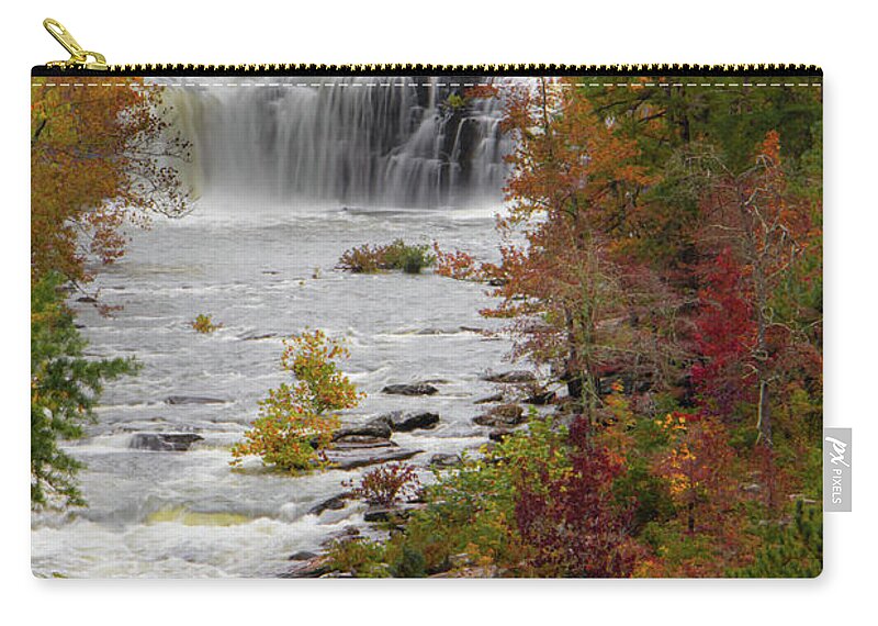 Landscape Zip Pouch featuring the photograph Little River Canyon by Jamie Tyler