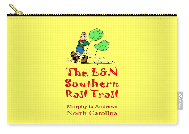 L&n Carry-all Pouch featuring the photograph LN Southern Rail Trail Boy Scout by Debra and Dave Vanderlaan