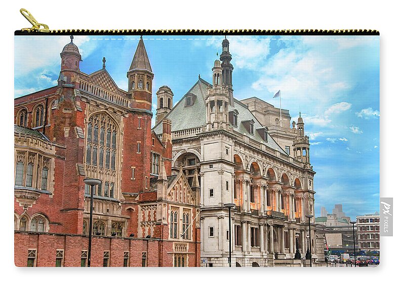 London Carry-all Pouch featuring the digital art London by SnapHappy Photos