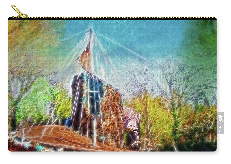 Affordable Art Zip Pouch featuring the digital art Lost Treasure by Studio B Prints