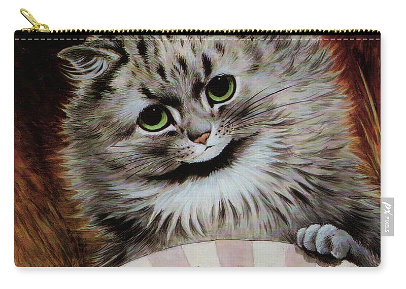 Cat Print Louis Wain Cats Vintage Art The After Dinner Speaker Fleece  Blanket by Kithara Studio - Pixels