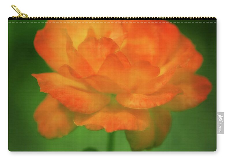 Botanical Zip Pouch featuring the photograph Love Blooms Here by Venetta Archer