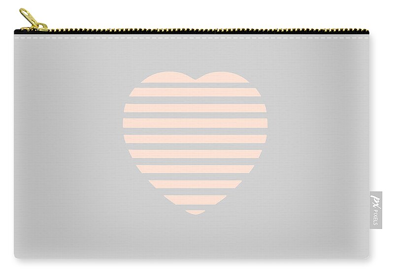 Love Zip Pouch featuring the digital art Love II by Bnte Creations