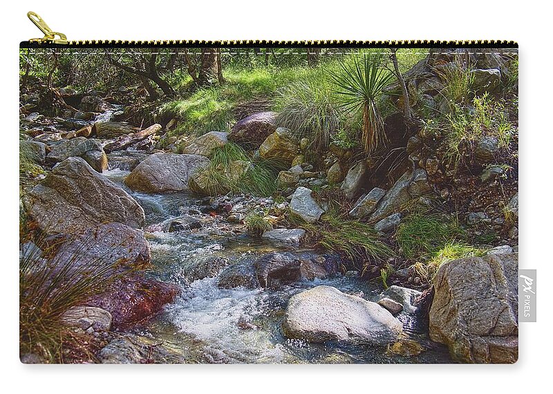 Arizona Zip Pouch featuring the photograph Love Is Here To Stay by Lucinda Walter