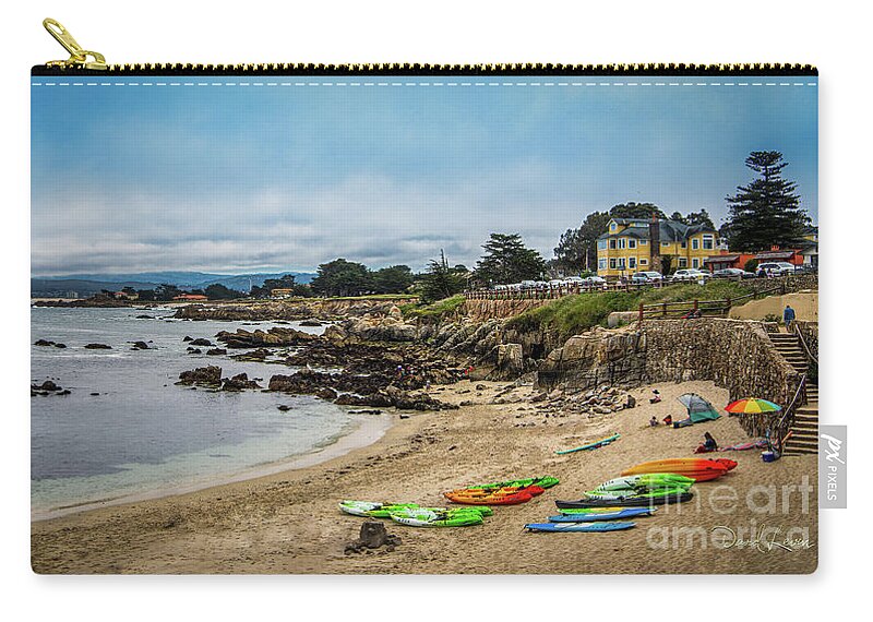 Beach Zip Pouch featuring the photograph Lover's Point by David Levin