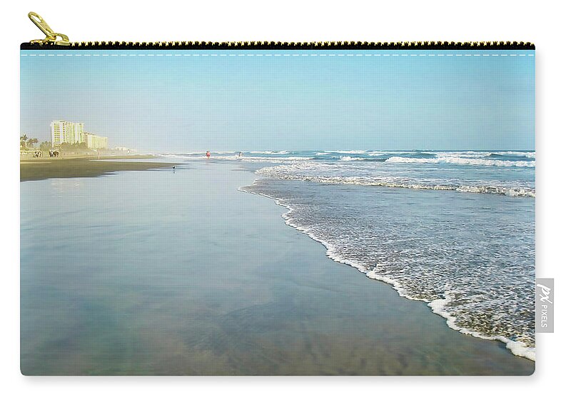 Low Tide Carry-all Pouch featuring the photograph Low Tide in Acapulco by Tatiana Travelways