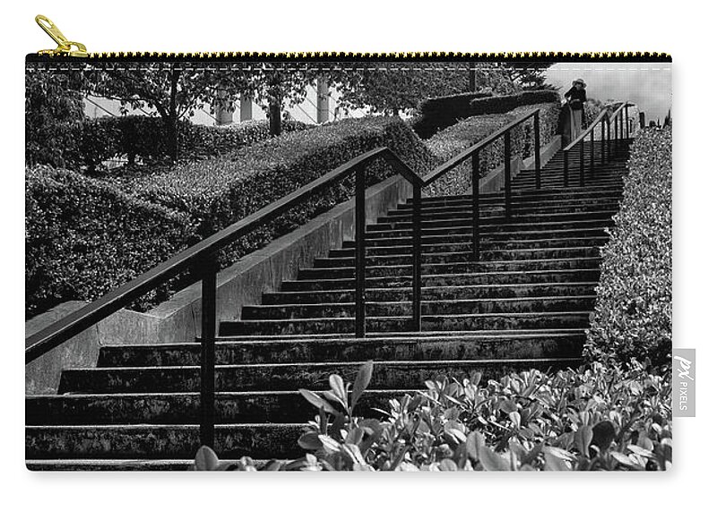 Sfo Carry-all Pouch featuring the photograph Lyon Street Steps by Doug Sturgess