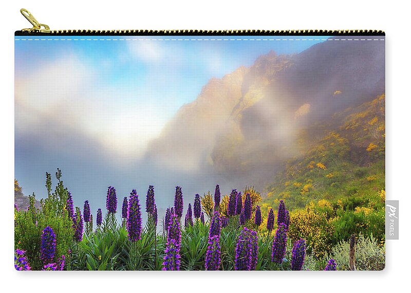 Atlantic Ocean Zip Pouch featuring the photograph Madeira by Evgeni Dinev