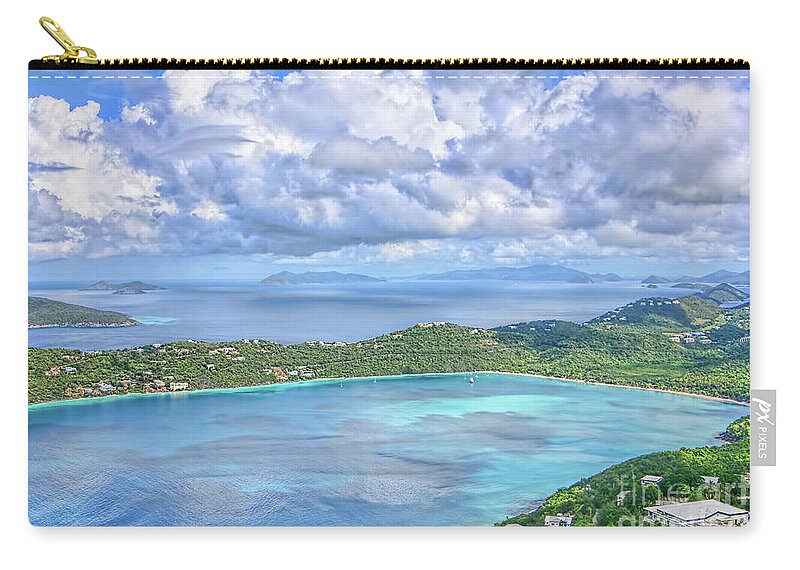 Magens Bay Zip Pouch featuring the photograph Magens Bay by Olga Hamilton