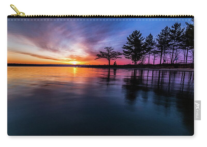 Sunrise Carry-all Pouch featuring the photograph Magical Beginnings by Joe Holley