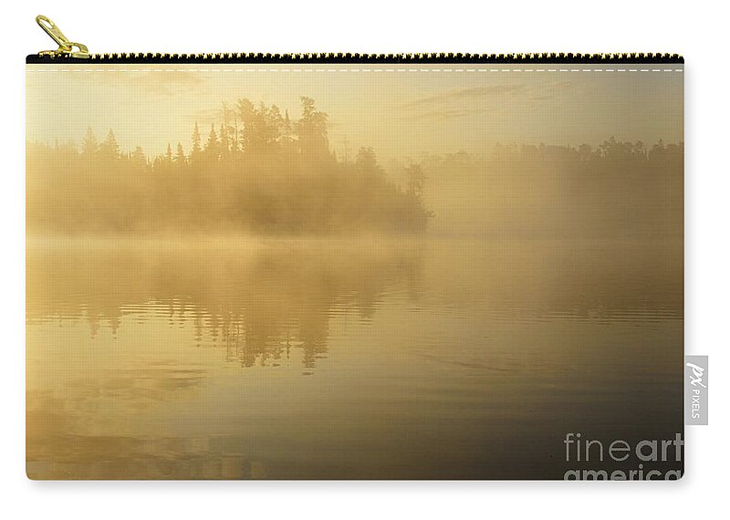 Photography Zip Pouch featuring the photograph Magical Fog by Larry Ricker