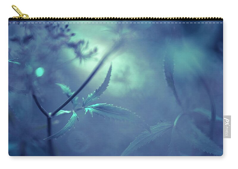 Jenny Rainbow Fine Art Photography Zip Pouch featuring the photograph Magical Moonlit Worlds by Jenny Rainbow